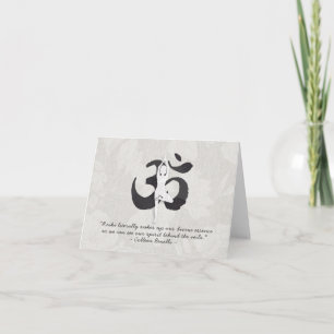 Carte Citations d'instructeur de médiation de Reiki Mast