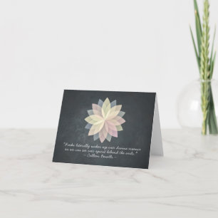Carte Citations d'instructeur de médiation de Reiki Mast