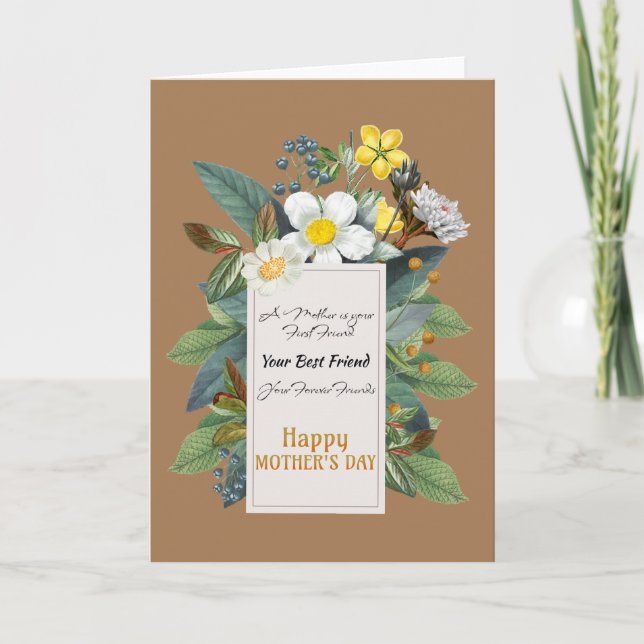 Carte Citations pour la fête des mères (Devant)