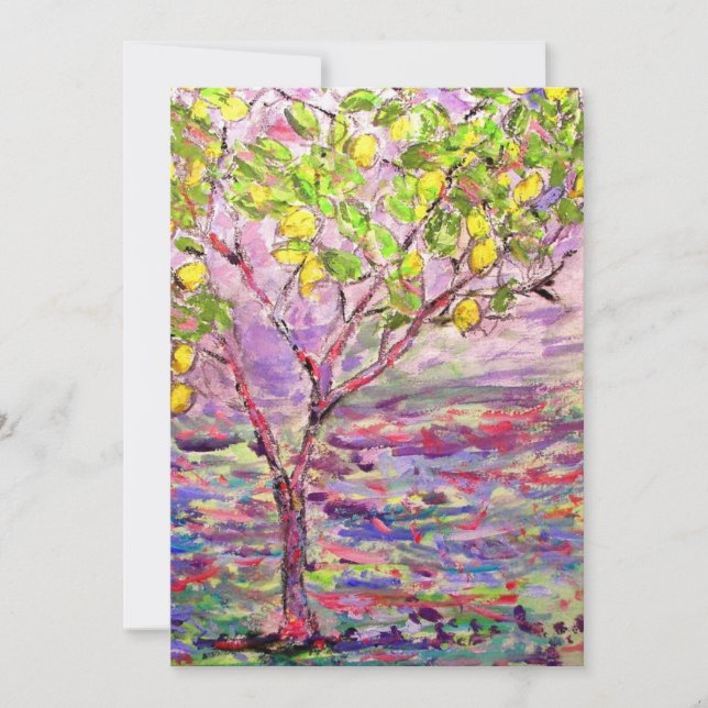 Carte citronnier (Devant)