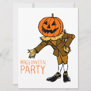 Carte Citrouille de la fête d'Halloween Guy Clip Art, Ha
