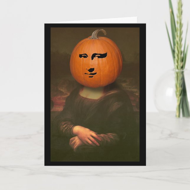 Carte Citrouille de Mona Lisa (Devant)