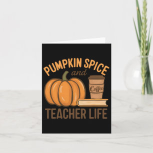 Carte Citrouille Spice Et La Vie De L'Enseignant Hallowe