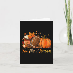 Carte Citrouille Spice Football C'Est La Saison Automne 