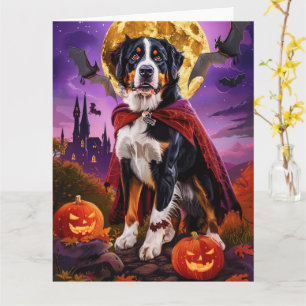 Carte Citrouilles de vampire de montagne suisse Hallowee