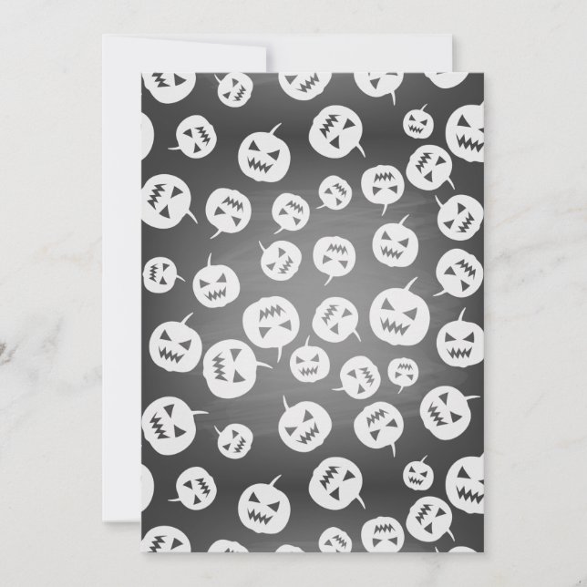 Carte Citrouilles d'Halloween (Devant)