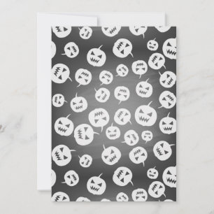 Carte Citrouilles d'Halloween
