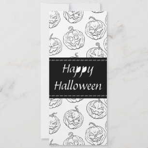 Carte Citrouilles d'Halloween