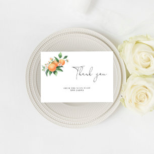 Carte Citrus - douche nuptiale merci