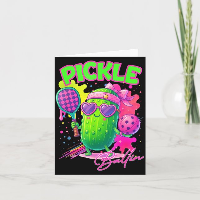 Carte Ckle Ballin Cute Ckleball Women Girls Ckleball Lov (Devant)