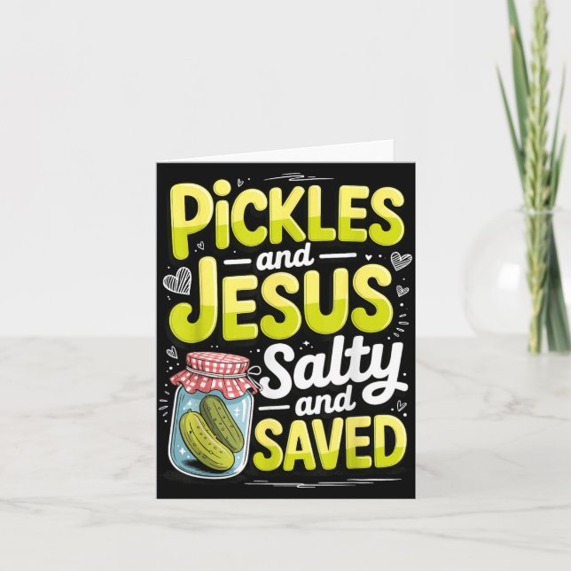 Carte Ckles And Jesus Salty And Saved  (Devant)