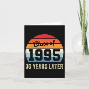 Carte Cl vintage De 1995 30 Ans Plus Tard Réunion 30e Ar