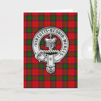 Carte Clan Donnachaidh (Robertson) Crest & Tartan