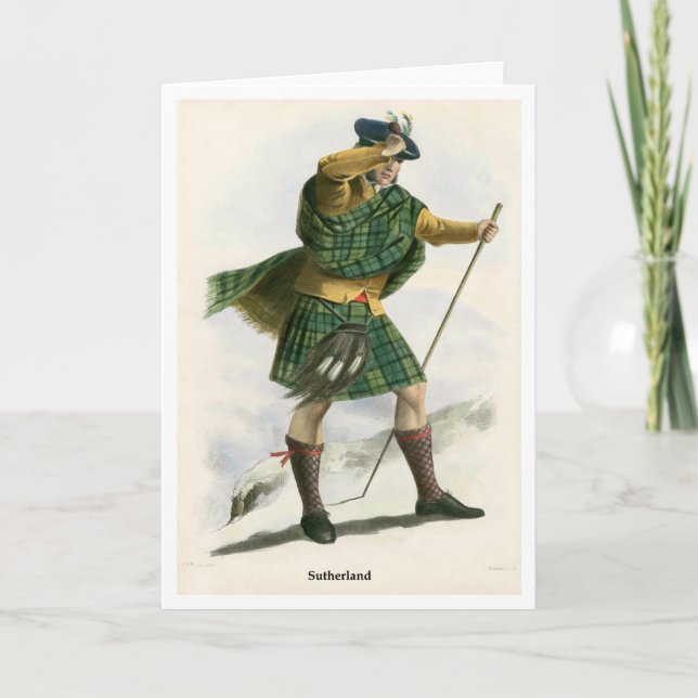 Carte Clan Sutherland (Devant)