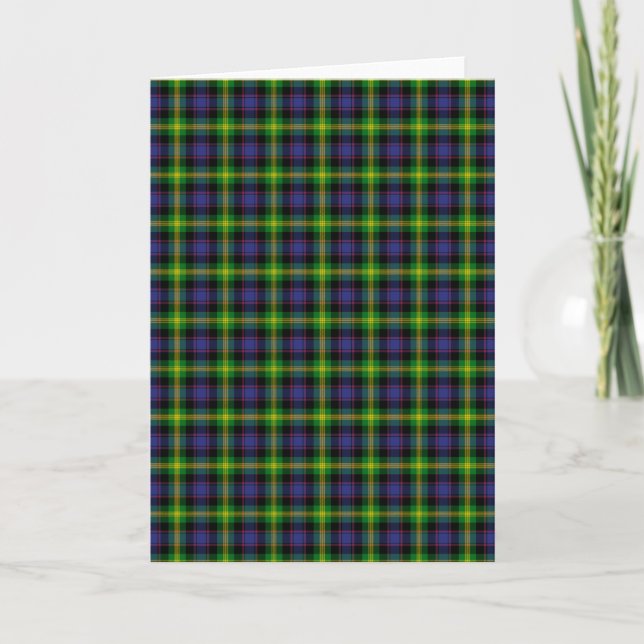 Carte Clan Watson Tartan (Devant)