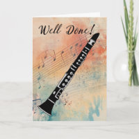 Clarinet Music Performance Félicitations
