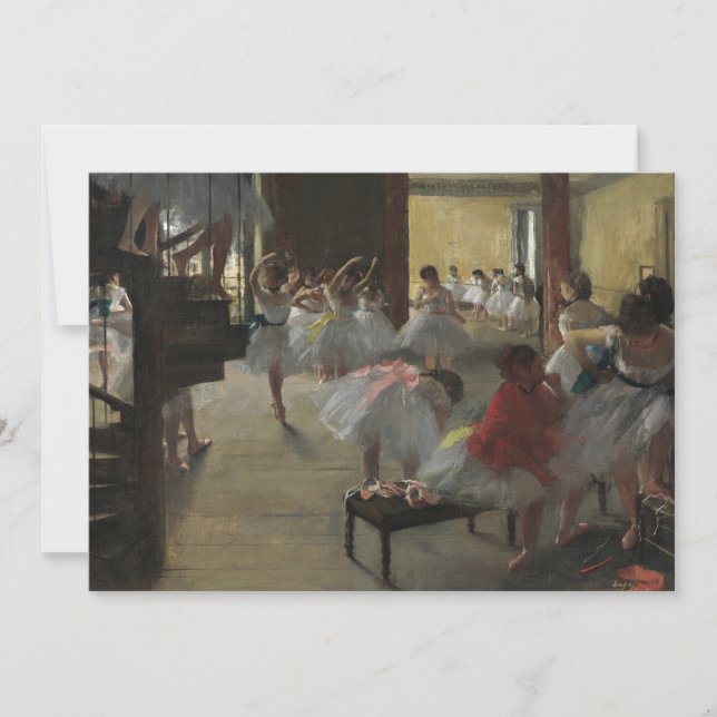 Carte Classe Danse | Edgar Degas (Devant)