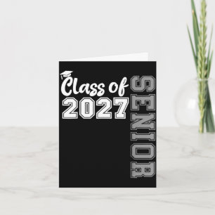 Carte Classe de 2027 senior 2027 rentrée scolaire gradua