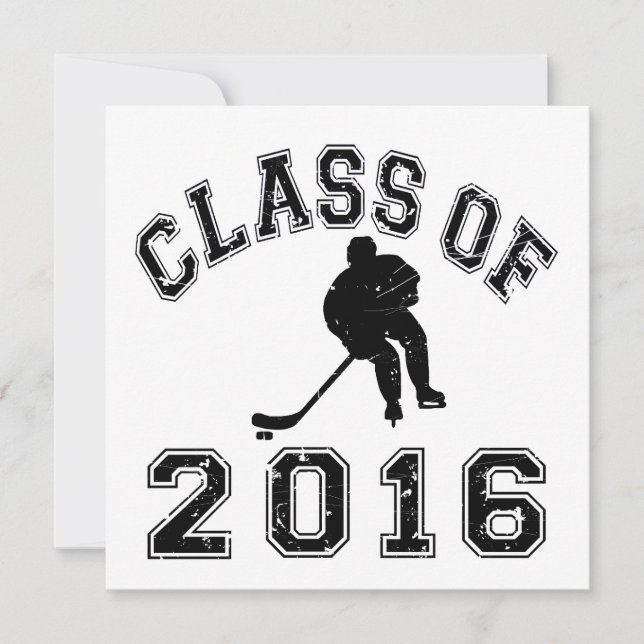 Carte Classe de hockey 2016 (Devant)