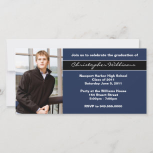 Carte Classe d'invitation de diplôme de 2013