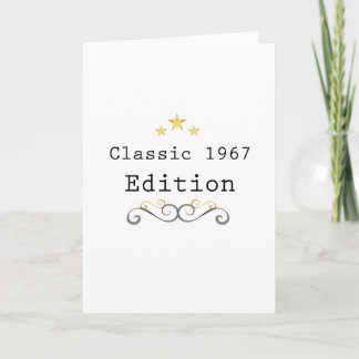 Carte Classic 1967 Edition Funny 50e anniversaire