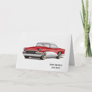 Carte Classic Buick automobile pour anniversaire