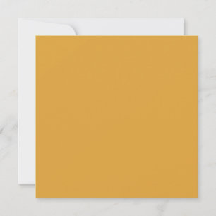 Carte Classic Noël Gold Automne Hiver Couleur solide