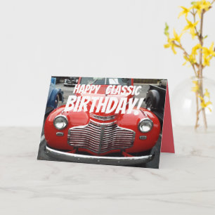 Carte Classique 1941 Coupe Chevy Anniversaire