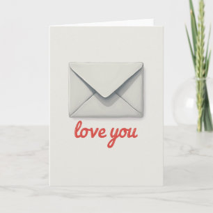 Carte Classique Coral Love You