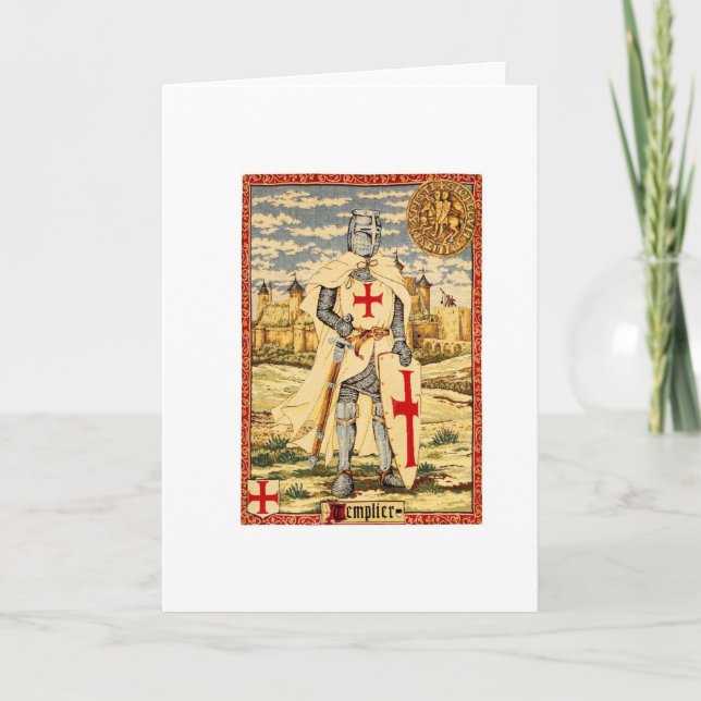 CARTE CLASSIQUE DES CHEVALIERS TEMPLAR (Devant)