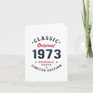 Carte Classique Original 1973 Pièces Originales Annivers