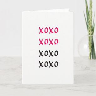 Carte Classique Xoxo Je T'Aime