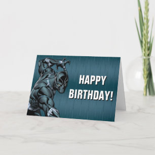 Carte Classiques Avengers   Black Panther attaque avec s