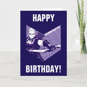 Carte Classiques Avengers   Hawkeye découpé en flèche