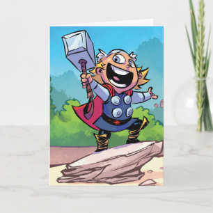 Carte Classiques Avengers Mini Thor avec Mjolnir