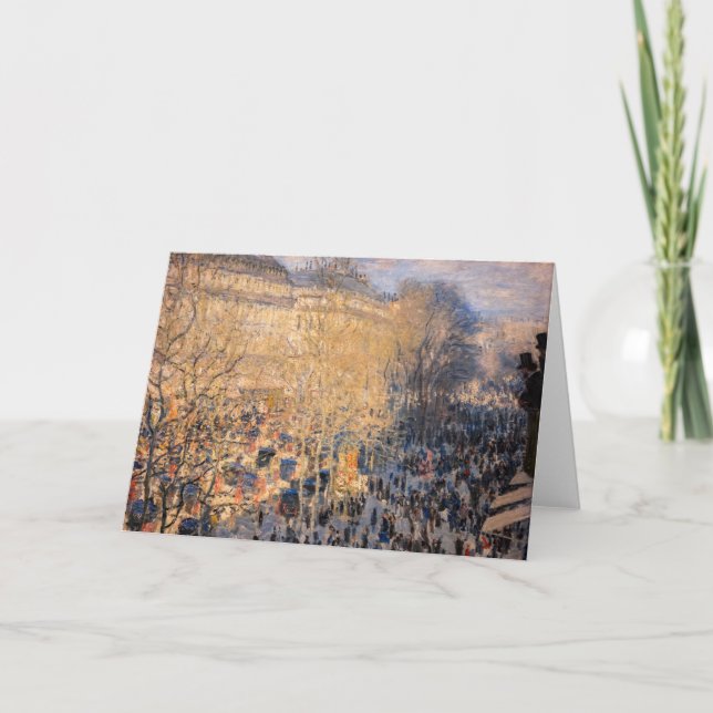 Carte Claude Monet - Boulevard des Capucines à Paris (Devant)