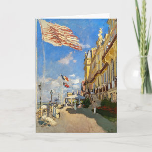 Carte Claude Monet - Hôtel des Roches Noires, Trouville