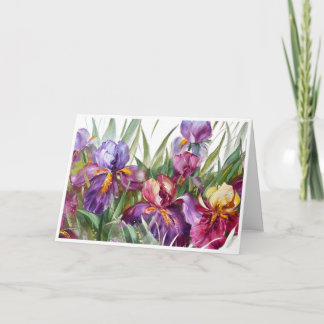 Carte Claude Monet Iris
