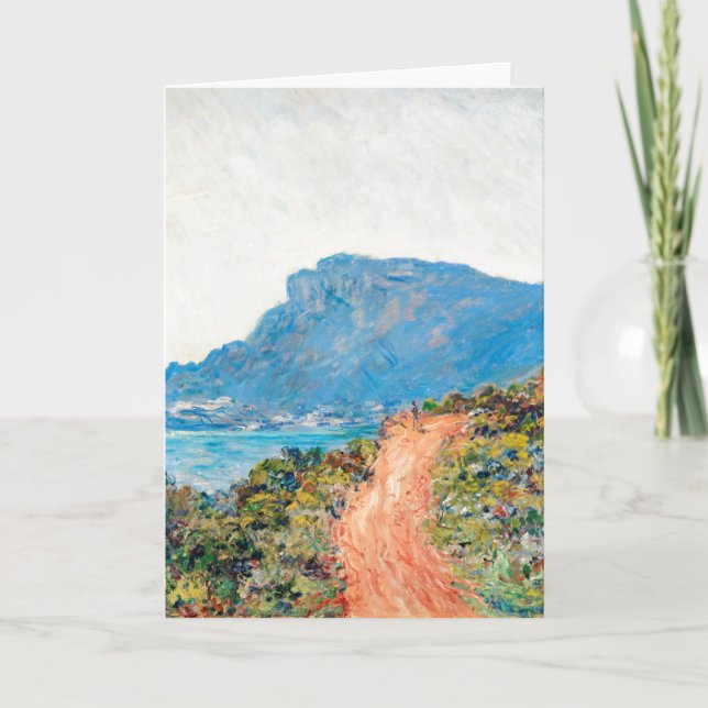 Carte Claude Monet La Corniche près de Monaco (Devant)