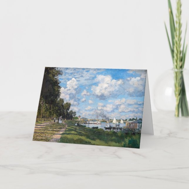 Carte Claude Monet - Le Bassin d'Argenteuil (Devant)
