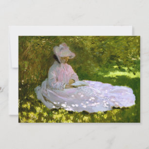 Carte Claude Monet : Le lecteur