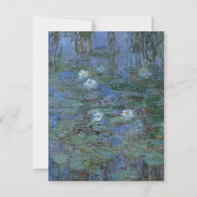 Carte Claude Monet - Lys d'eau (Devant)
