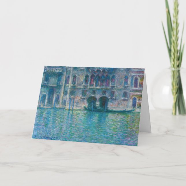 Carte Claude Monet - Palazzo da Mula (Devant)