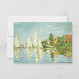 Carte Claude Monet. Régates à Argenteuil
