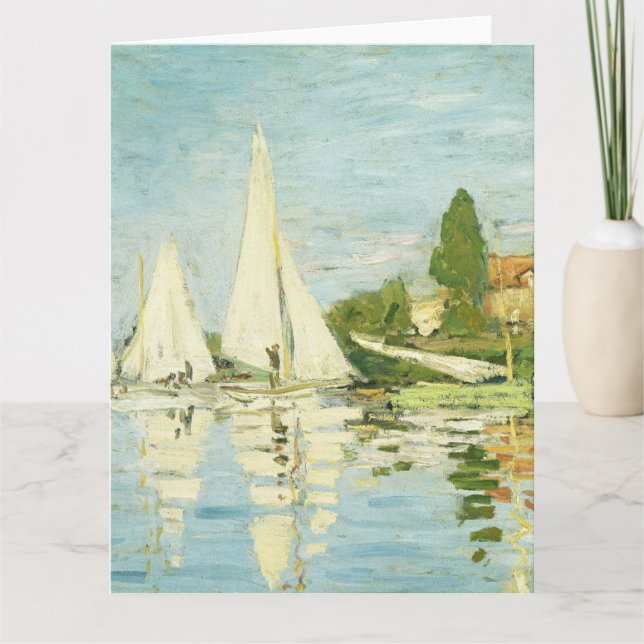 Carte Claude Monet. Régates à Argenteuil (Devant)