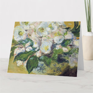 Carte Claude Monet - roses de Noël