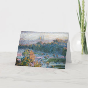 Carte Claude Monet - Vue des Tuileries, étude