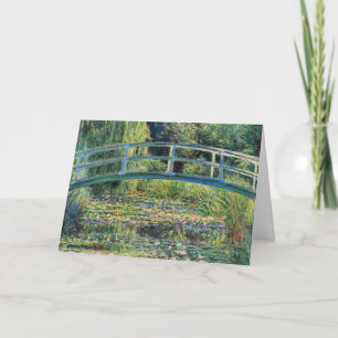 Carte Claude Monet - Water Lily Pond & Japanesese Bridge