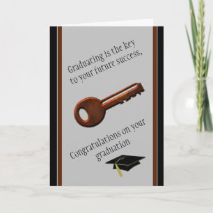 Carte Clé de votre diplôme de réussite