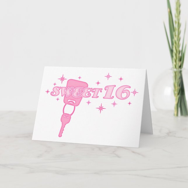 Carte Clé Sweet 16 (Devant)